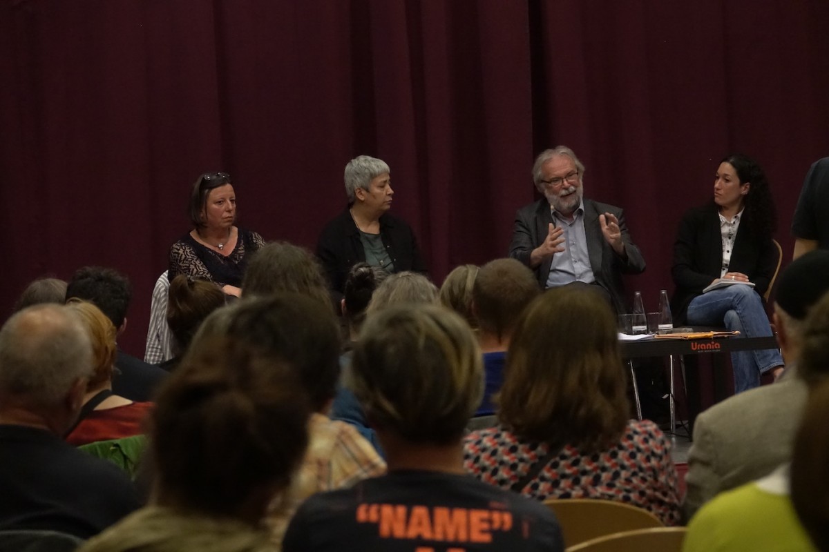 Hildegard Greif-Gross, Seyran Ates, Walter Otte, Naila Chikhi (vlnr)